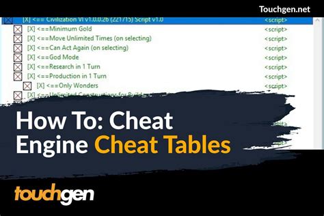 civilization 5 cheat engine table.
